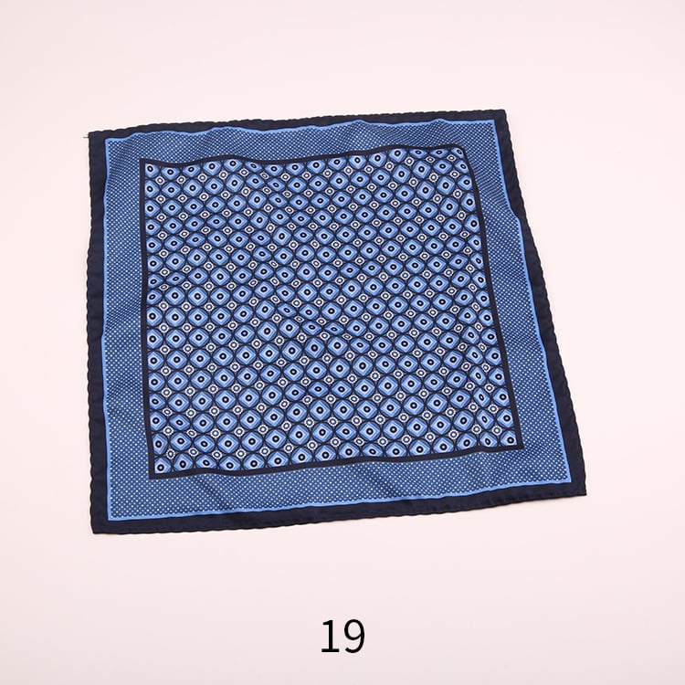 Ženski džepni šal s vintage otisom, tisk logotipa, ležerni stil