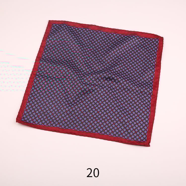 Ženski džepni šal s vintage otisom, tisk logotipa, ležerni stil