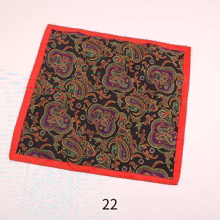 Ženski džepni šal s vintage otisom, tisk logotipa, ležerni stil