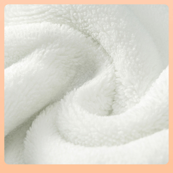 Șapcă de uscare a părului din satin și catifea corală (Brand: Other; Material: Satin + catifea corală; Greutate: 100–119 g)