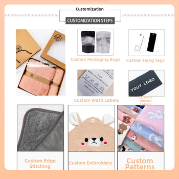 Șapcă de uscare a părului din satin și catifea corală (Brand: Other; Material: Satin + catifea corală; Greutate: 100–119 g)