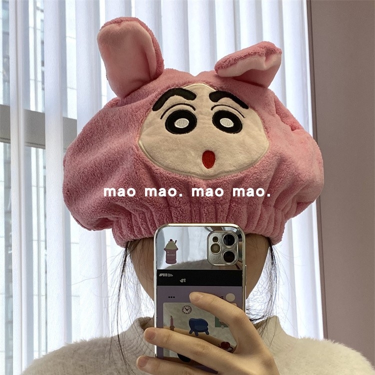 Șapcă de uscat păr pentru femei, fleece coral, brodată, 30–49 g, Personalizare disponibilă