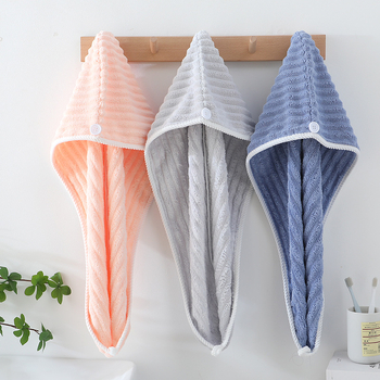 Pălărie pentru uscat părul, fleece coral, 150D, 80–99 g, cusătură