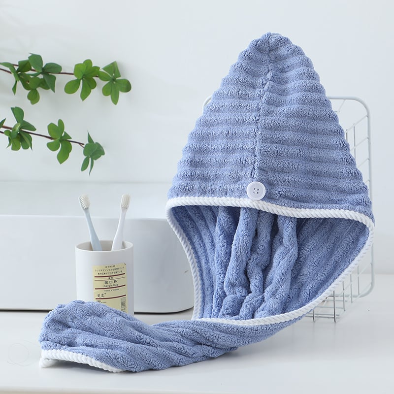 Pălărie pentru uscat părul, fleece coral, 150D, 80–99 g, cusătură