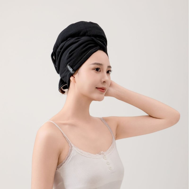 Șapcă de uscare a părului pentru femei — absorbantă, uscare rapidă, îngroșată, fără detașare a fibrelor (100% bumbac; peste 200 g; brand Like rhyme; personalizabilă)