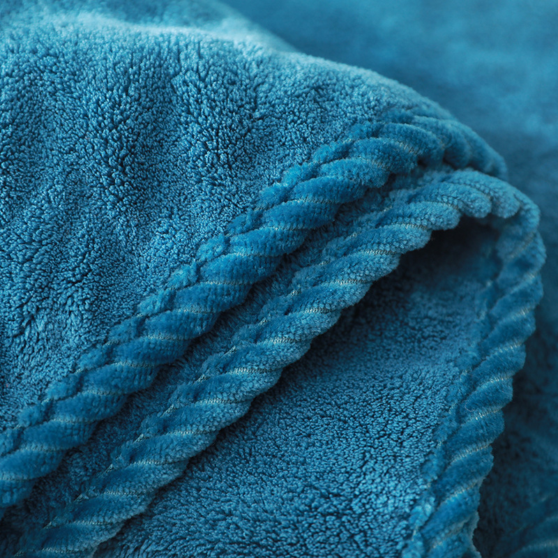 Șapcă pentru păr din coral fleece, fibră 150D, țesătură simplă, greutate 100–119 g