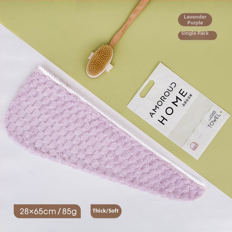 Bonetă de uscat păr Mufando, fleece coral, 200 g+, construcție spirală