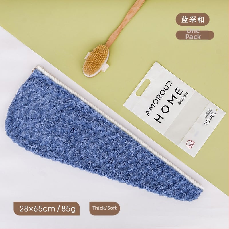 Bonetă de uscat păr Mufando, fleece coral, 200 g+, construcție spirală