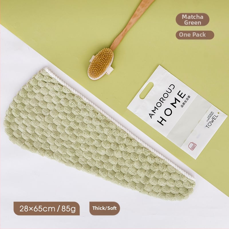 Bonetă de uscat păr Mufando, fleece coral, 200 g+, construcție spirală