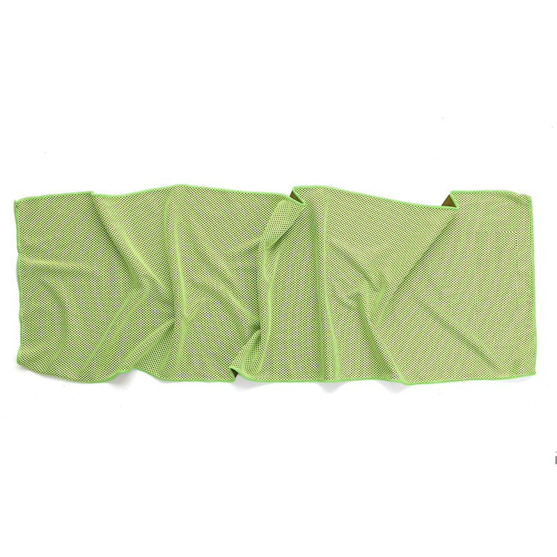 Prosop sport răcire: poliester + nailon; microfibră; 200d; 50 g; absorbție 0–5 s