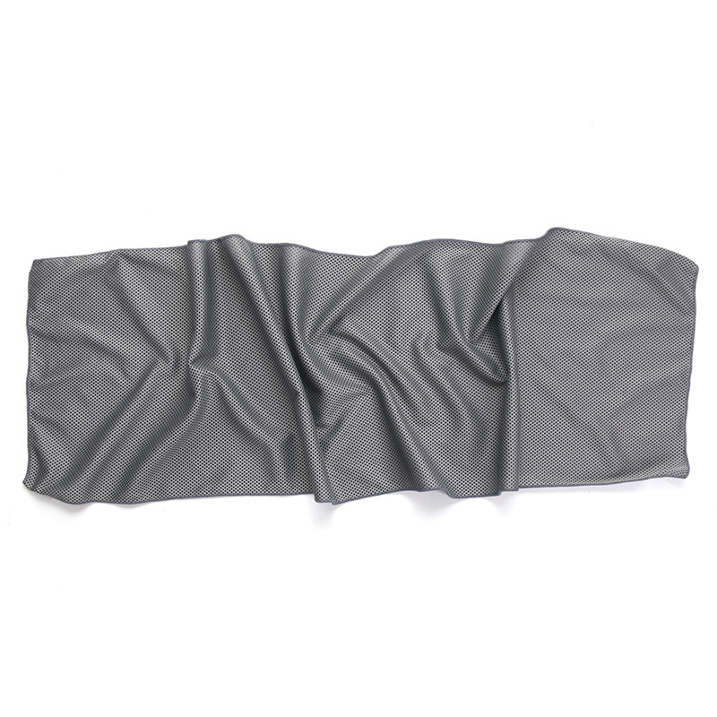 Prosop sport răcire: poliester + nailon; microfibră; 200d; 50 g; absorbție 0–5 s