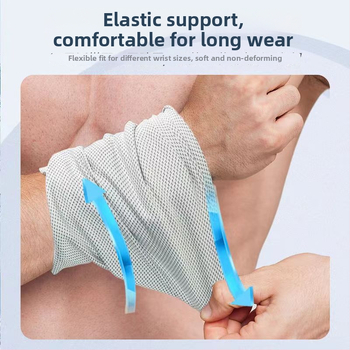 Spordirandmerätik - polüester, kiire kuivamine, higivõime imendumine, jahutav jäärätik, trükitud logoga