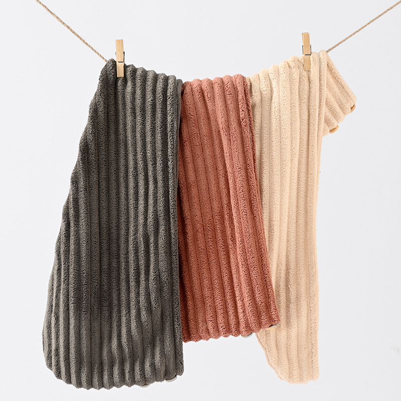 Pălărie de uscat părul din fleece coral, 150D fir, 50–79 g, de Xiyan Home Textile