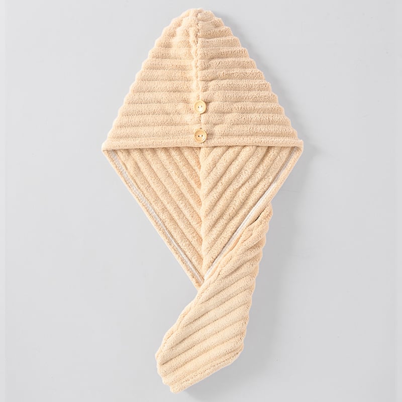 Pălărie de uscat părul din fleece coral, 150D fir, 50–79 g, de Xiyan Home Textile