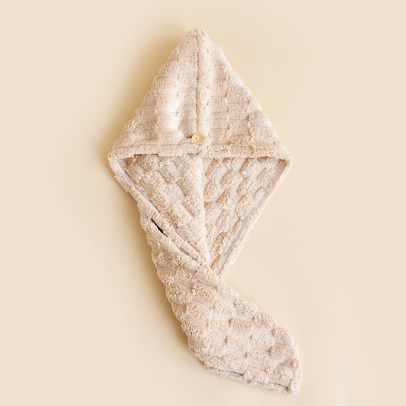 Pălărie de uscat părul din fleece coral, 150D fir, 50–79 g, de Xiyan Home Textile