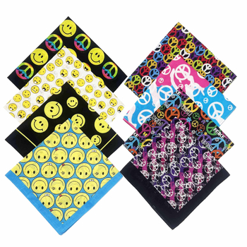 Sportski šal za glavu s kariranim uzorkom, 100% pamuk, unisex, za vanjsku upotrebu