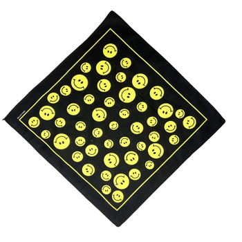 Sportski šal za glavu s kariranim uzorkom, 100% pamuk, unisex, za vanjsku upotrebu