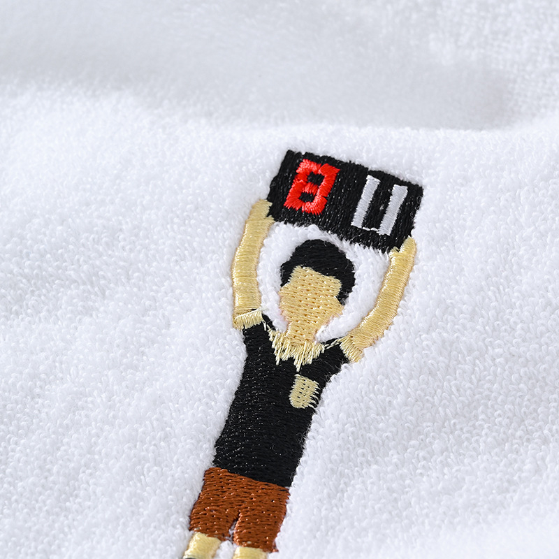 Puuvillane spordirätik, tikitud, 110 g, imab higi 5–10 s, logotüübi kohandamine võimalik