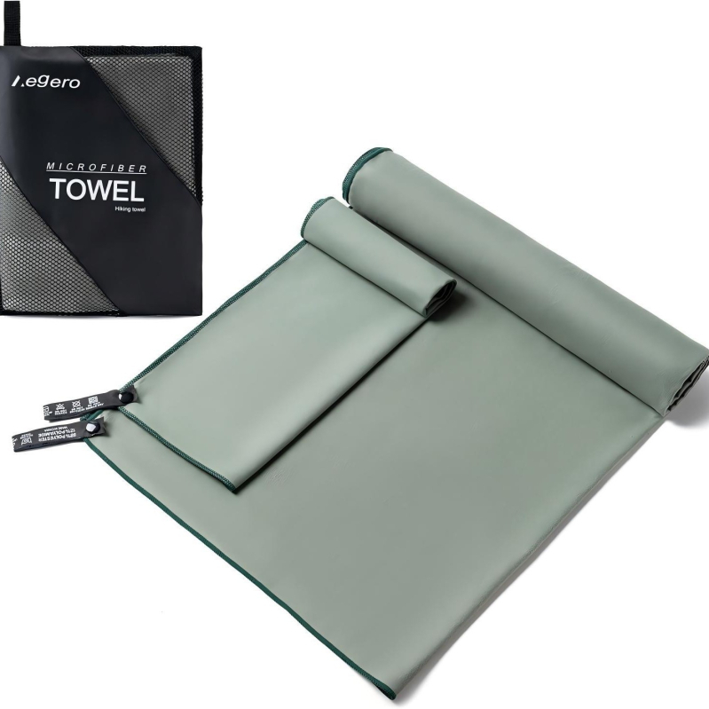 Kohandatud mikrofiiber sportlik rätik kahepoolse veluuriga, kiire kuivatamine, hingav, 200 g