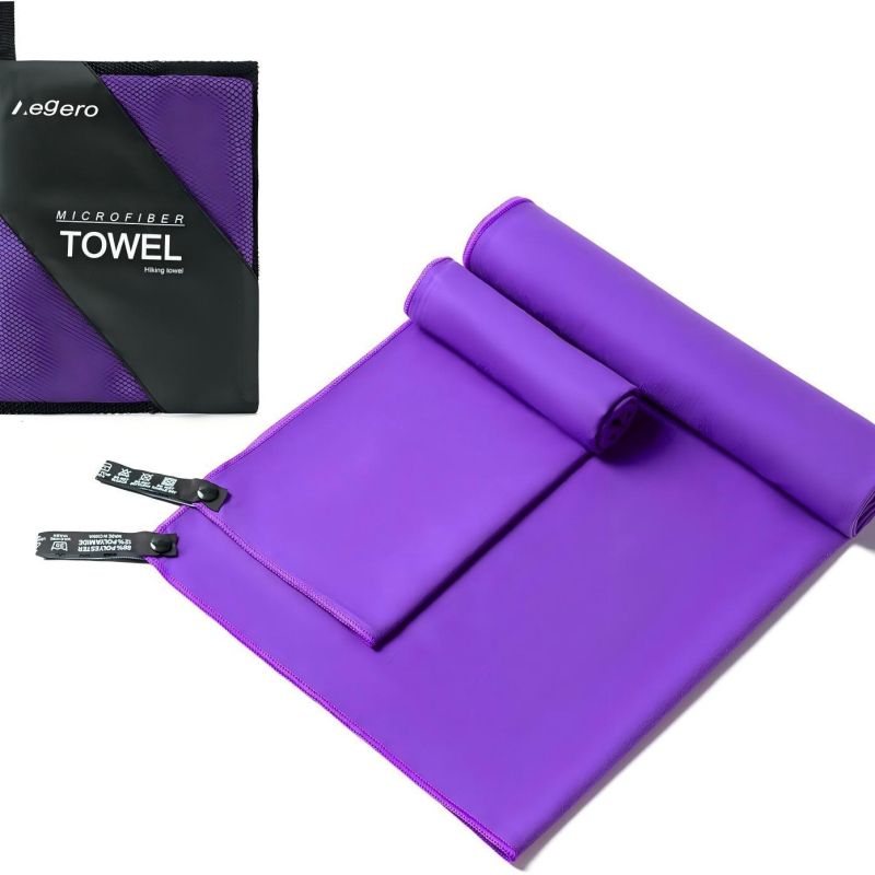 Kohandatud mikrofiiber sportlik rätik kahepoolse veluuriga, kiire kuivatamine, hingav, 200 g