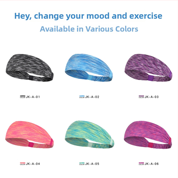 Sportska traka za glavu s apsorpcijom znoja, prugasti uzorak, unisex odrasli, za aktivnosti na otvorenom