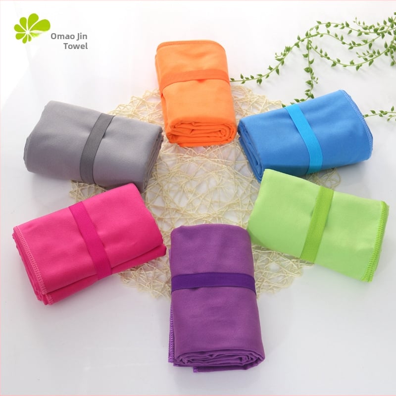 Prosop sport – catifea cu două fețe, uscare rapidă pentru călătorii, 208 g, fibre ultra-fine, fire împletite