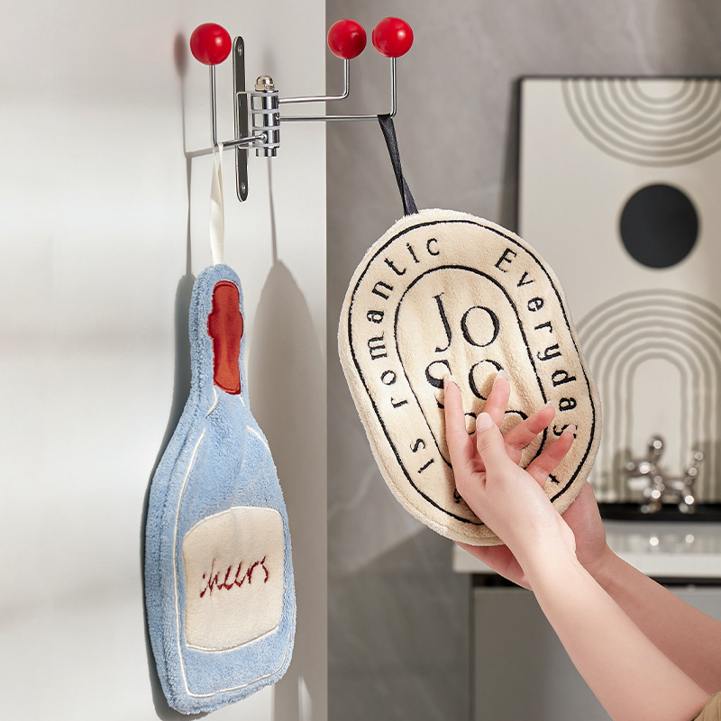 Rippuv käterätt kätele, kõrge imavus, paks coral fleece, tikand, 120D, 30–50 g