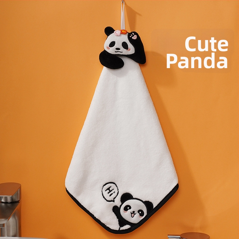 Pooky Bear laste korallfleece käterätik – riputatav, imav käsi-rätik, 30–50 g, kohandatav