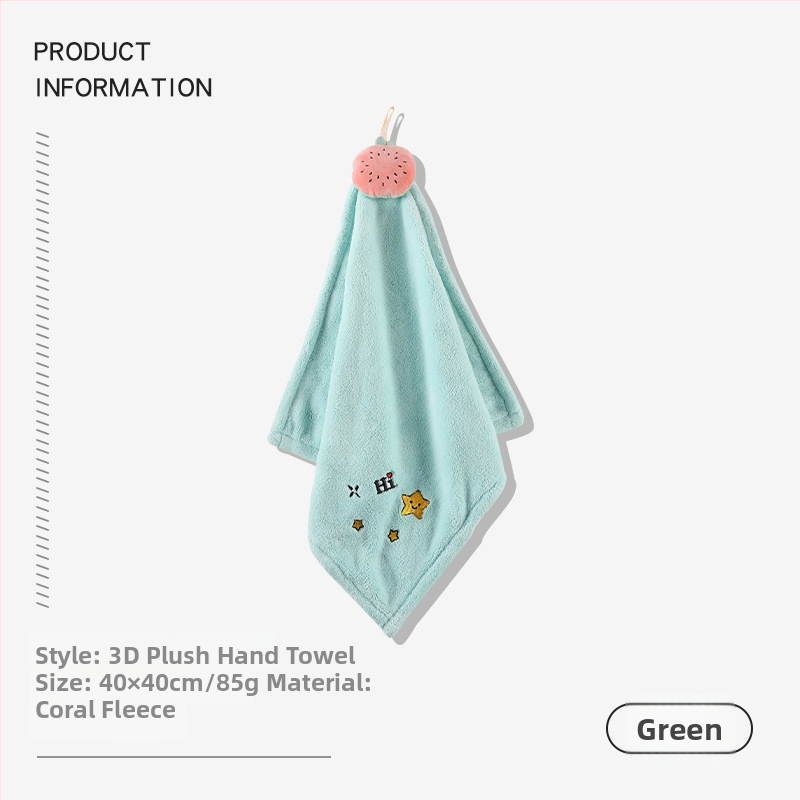 Kinnitusega paks korallfliisi käterätt, rippuv, ruudukujuline, 80% polüester + 20% poliamid, 50–80 g