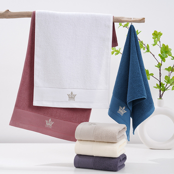 Prosop brodat, din bumbac 100% pur, fir 32s, 100–120 g, personalizabil