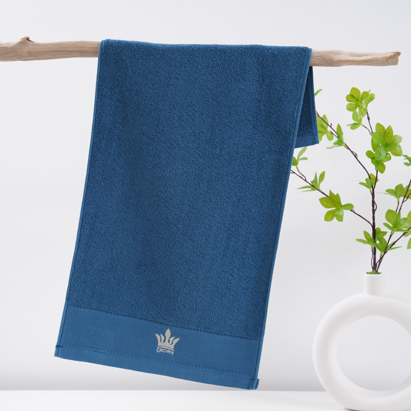 Prosop brodat, din bumbac 100% pur, fir 32s, 100–120 g, personalizabil