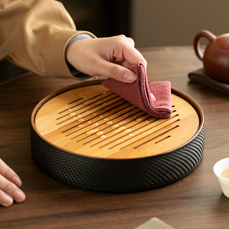 Daantang Aksesuari za ceremoniju čaja - Ručnik od ramije za čaj, Apsorpcijska podmeta za stol za čaj, Podmetač za čajnik Kung Fu, Novi kineski stil