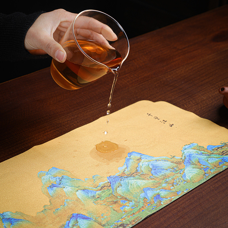 Debin kuhinjska krpa za čaj – tkanina, porijeklo Dehua, novi kineski stil, prvoklasna kvaliteta