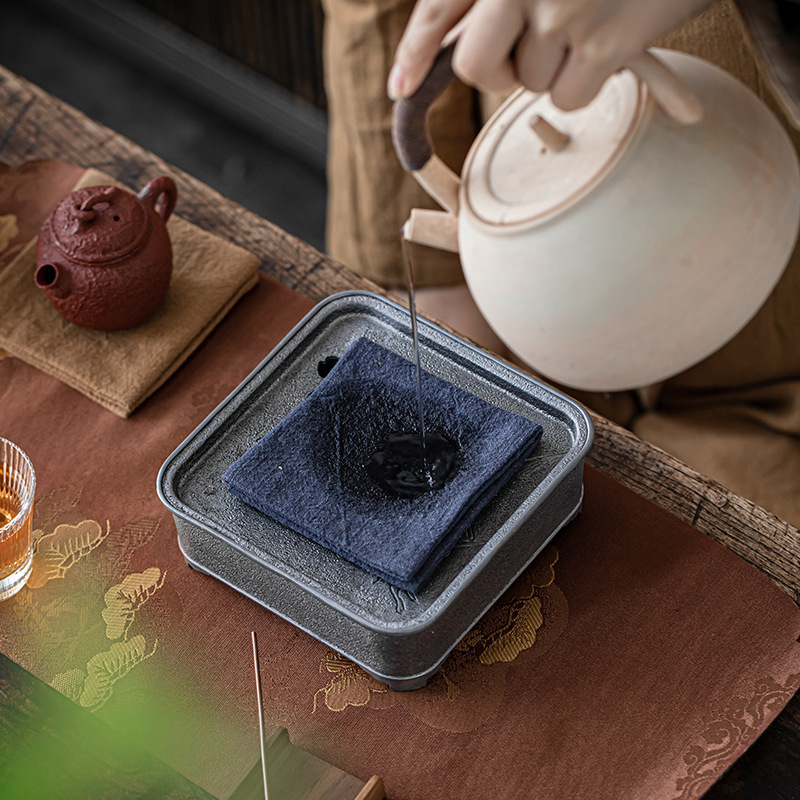 Peryitang Zen Ramie Tea Towel i Podloga za Čajni Stol, Apsorpcijski Tekstil, Moderni Minimalistički Stil, Podrijetlo Fuzhou