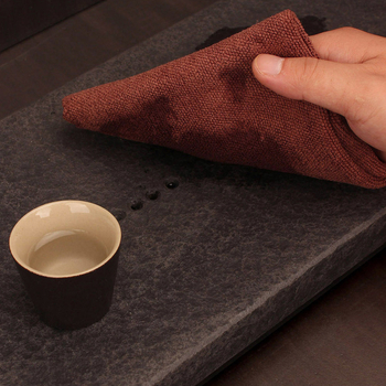 Чайна кърпа за дзен чайна церемония, абсорбираща кърпа за масичка за чай и чайник, аксесоар за чайния комплект