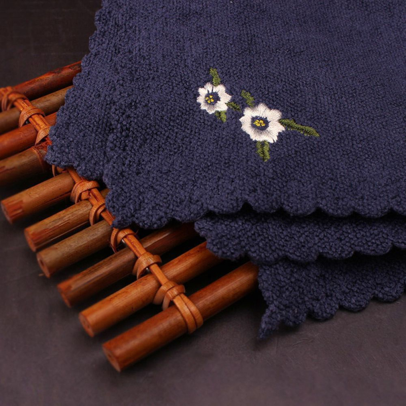 Чайна кърпа за дзен чайна церемония, абсорбираща кърпа за масичка за чай и чайник, аксесоар за чайния комплект