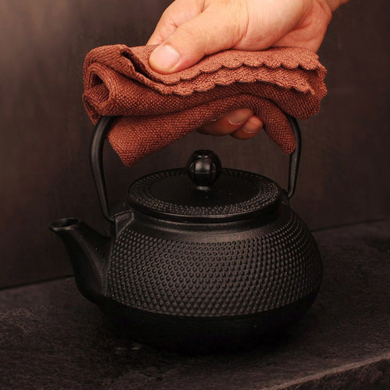 Чайна кърпа за дзен чайна церемония, абсорбираща кърпа за масичка за чай и чайник, аксесоар за чайния комплект