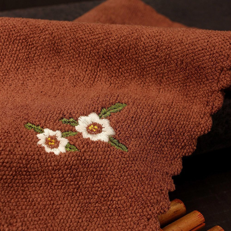 Чайна кърпа за дзен чайна церемония, абсорбираща кърпа за масичка за чай и чайник, аксесоар за чайния комплект