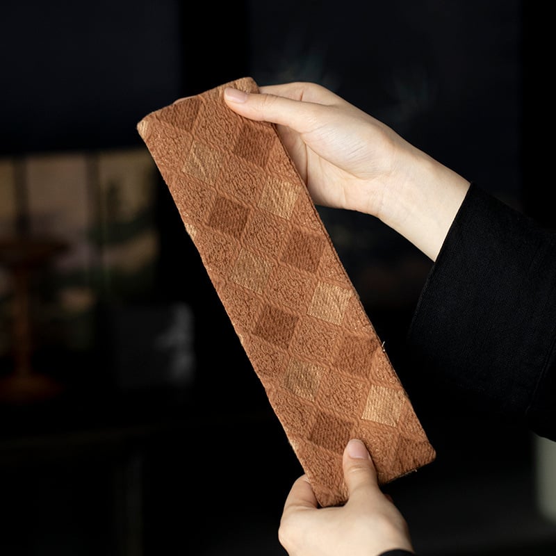 Памук-ленова кърпа за чайна церемония, дълга попивателна кърпа за маса за чай, чай мат и подложка за чаши, китайски стил, издадена през 2025 г.