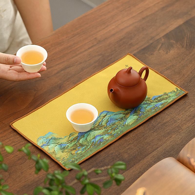 Krpa za čaj za Kung Fu ceremoniju, novokineskog stila — materijal: tkanina, 0,2 kg, pakiranje: Opp vrećica