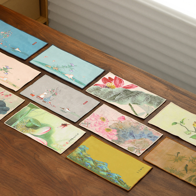 Krpa za čaj za Kung Fu ceremoniju, novokineskog stila — materijal: tkanina, 0,2 kg, pakiranje: Opp vrećica