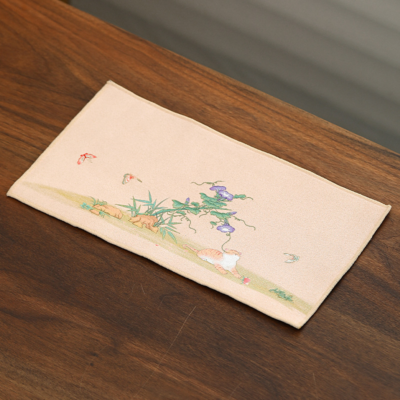 Krpa za čaj za Kung Fu ceremoniju, novokineskog stila — materijal: tkanina, 0,2 kg, pakiranje: Opp vrećica