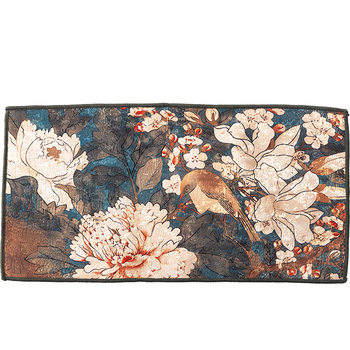 Čajna krpa od tkanine, dvostrana s logom, Novi kineski stil, lansirano, pakiranje 100 komada