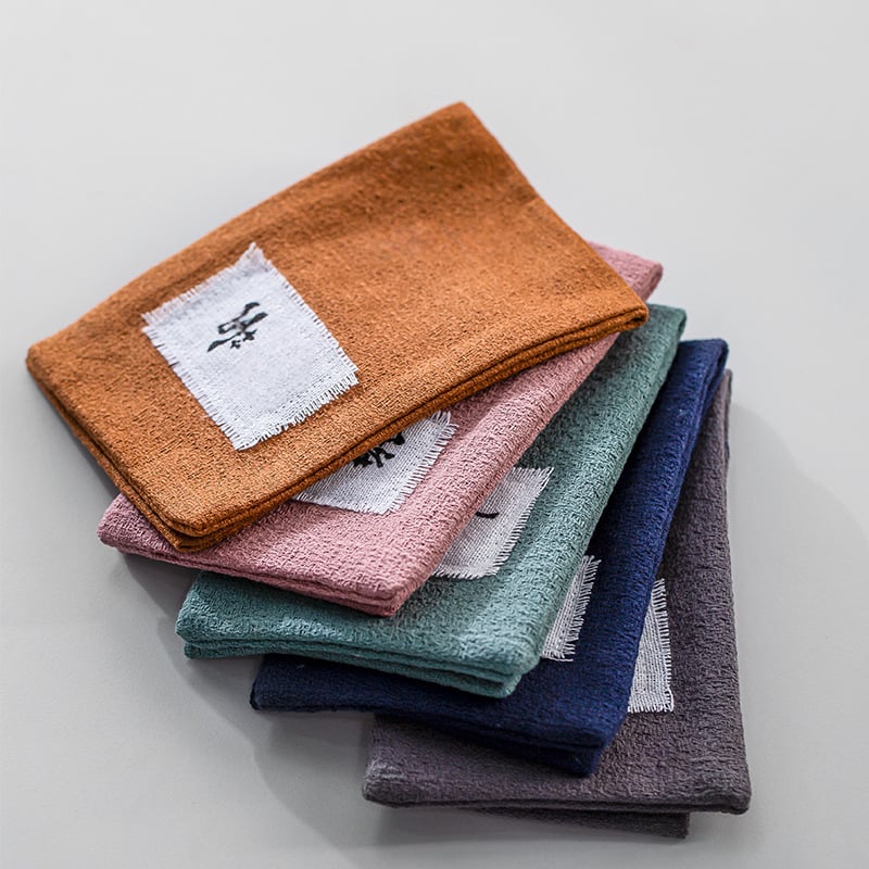 100% puuvillane teerätik, kohandatav logoga, imendumine 0–5 s, kaal 25 g