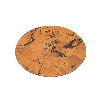 Peggy Hall Tea Mat od tkanine s ispisnim logom, kineski stil