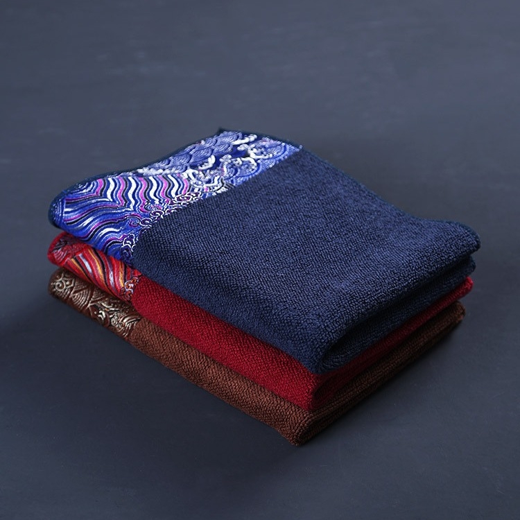 Shantang чайна кърпа в китайски стил, дебела и абсорбираща тъкан за чаена церемония