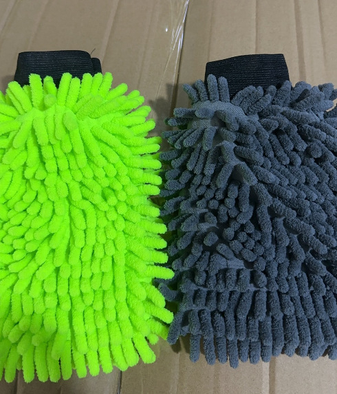 Mănuși pentru spălarea mașinii – Microfibră chenille, anti-zgârieturi, pentru curățare și uscare