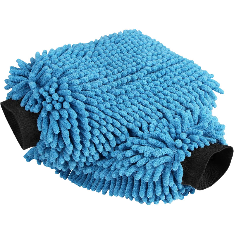Mănuși pentru spălarea mașinii – Microfibră chenille, anti-zgârieturi, pentru curățare și uscare