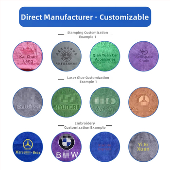 Mikrošķiedras auto tīrīšanas dvielis – daudzfunkcionāls, 420 g, superfine šķiedra, ar drukātu logotipu, pielāgojama