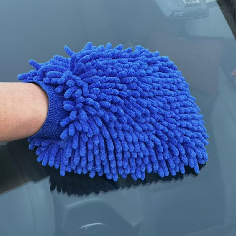 Rukavice za čišćenje automobila od chenille coral fleece, štite lak